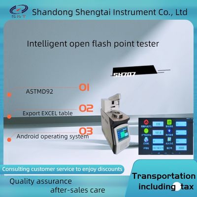 ASTM D92 Automatic intelligent open flash point tester, electronic ignition, forced air cooling