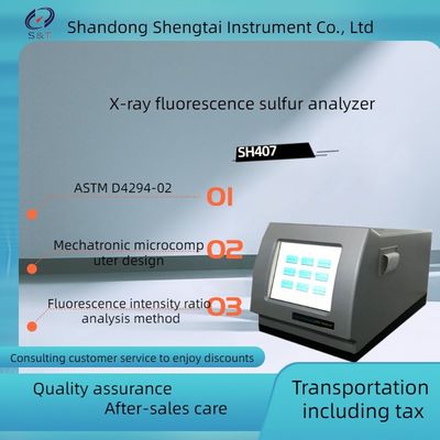 SH407 X Ray Fluorescence Sulfur Analyzer 10 ppm Lab Test Instruments ASTM D4294-03