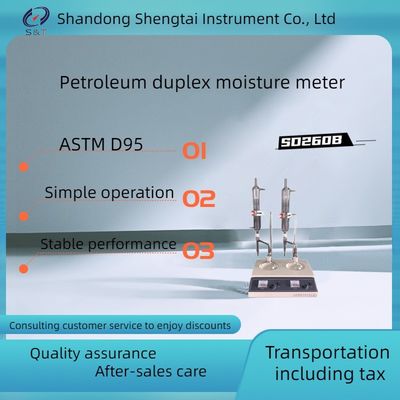Moisture Content Determination  ASTM D95 Moisture in Oil Meter by Distillation Method Lab Test Instruments