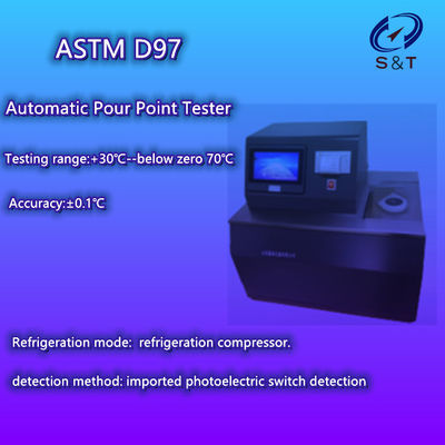 Oil Automatic Pour Point Tester Lube Oil Testing Equipmen ASTM D97