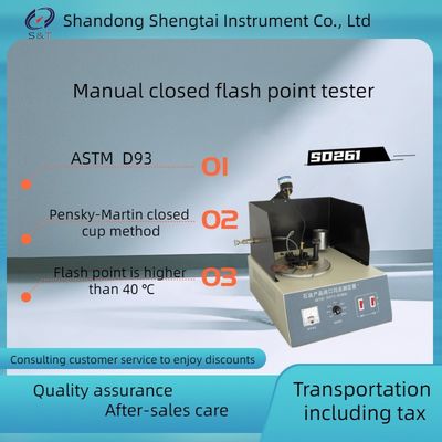 ASTM D93 Automatic Binsky Martin Closed Cup Flash Point Tester For Oil Testing