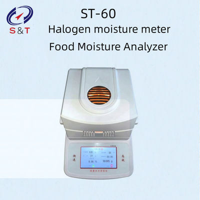 Automatic Halogen Moisture Meter Food Feed Grain Testing Instruments