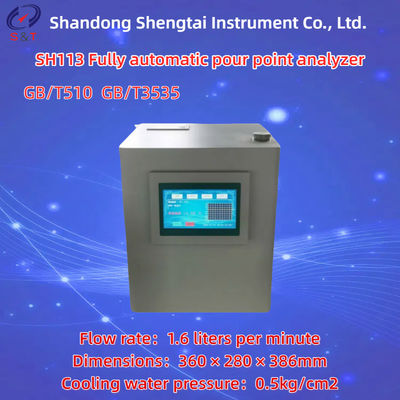 Fully Automatic Pour Point Analyzer GB/T 3535 Semiconductor Refrigeration 1.6 L/Min