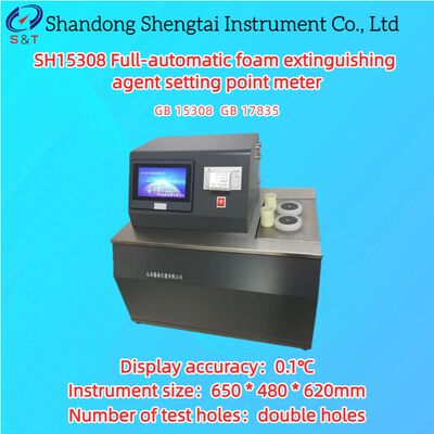 2 Holes Full-Automatic Foam Extinguishing Agent Setting Point Meter +30℃ ～ -80℃ GB 17835