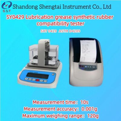 Lubrication Grease Synthetic Rubber Compatibility Tester Measurement Time 10s ASTM D4289