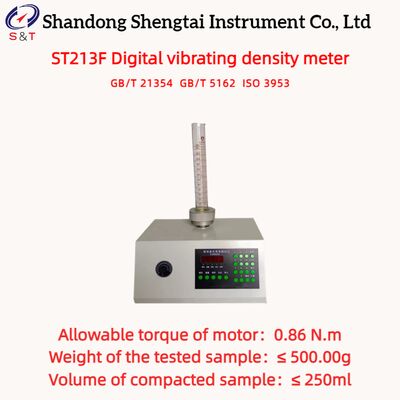 Drug Powder Digital Vibrating Density Meter Torque 0.86 N.M Photoelectric Induction ISO 3953