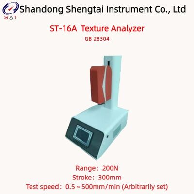 Level 0.5 Curdlan Gel Strength Tester Test 0.5～500mm/Min Stroke 300mm GB28304