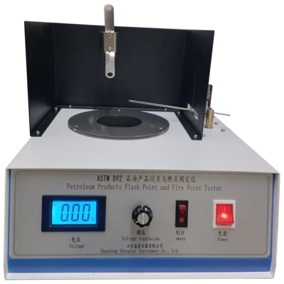 Lube Oil Semi-Automatic Open Flash Point Tester Gas Ignition Cleveland Open Cup ASTM D92