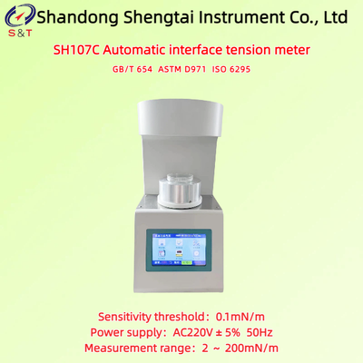 ISO 6295 Automatic Interface Tension Tester For Transformer Oil WilhelmyPLate Method