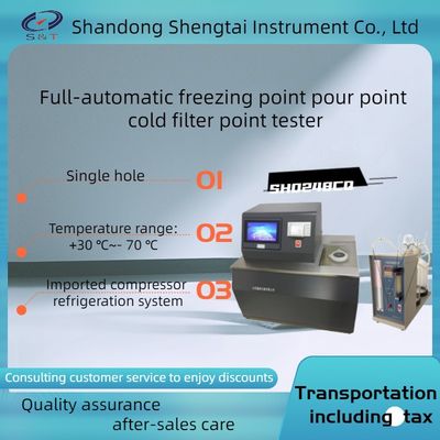 Automatic Freezing Point Measuring Instrument With Single Hole Compressor Refrigeration