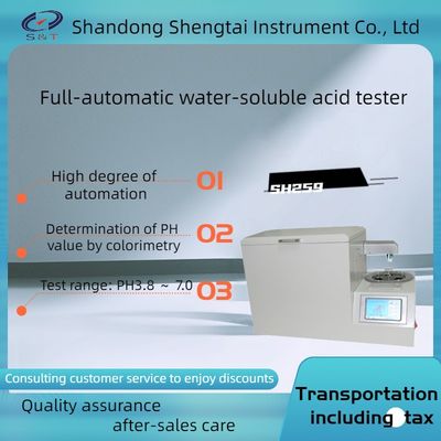 Automatic Petroleum Products Water Soluble Acid and Alkali SH259B with Large Color Touch LCD Screen