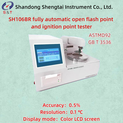 Testeur de point d'allumage et de point d'allumage entièrement automatique ASTMD92 Précision 0,5%