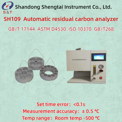 Analyseur automatique de carbone résiduel Astm D4530 Micro méthode 0,10%M/M-30,0%M/M