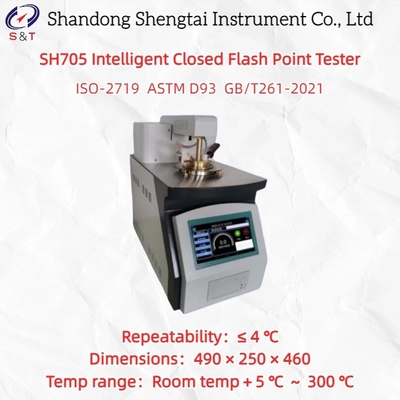 SH705 Intelligent Closed Flash Point Tester ASTM D93 Electric Ignition