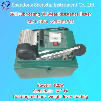 Lubricating Oil Wear Resistance Tester Motor 1400r/min Steel ball 14 * 14 ASTM D2782