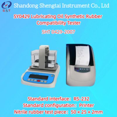 Lubricating Oil Synthetic Rubber Compatibility Tester Accuracy 0.001g SHT 0429