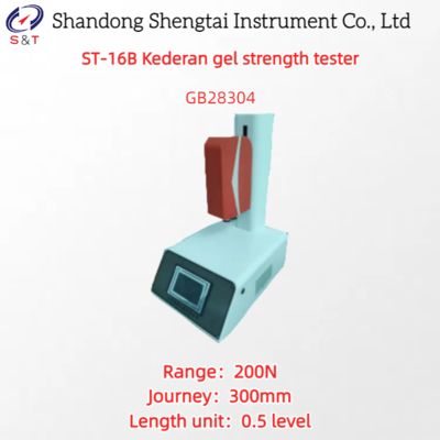 0.5 Level Kederan Gel Strength Tester Range	200N 0.5～500mm/min GB28304