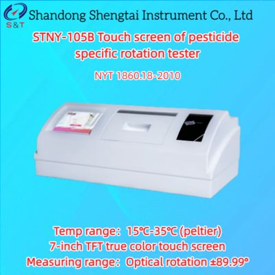 Testeur de rotation optique spécifique aux pesticides ±89.99° Contrôle de température Peltier NYT 1860.18