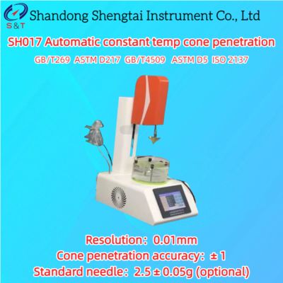 Pénétration au cône à température constante automatique 0 - 700CPT Boue réfractaire ASTM D217