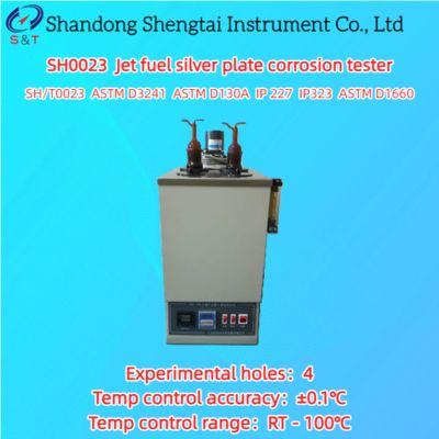 Testeur de corrosion de plaque d'argent pour carburéacteur 4 trous Capteur PT100 RT - 100℃ ASTM D3241
