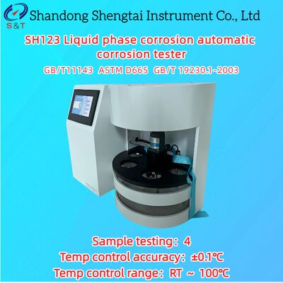 Testeur de corrosion automatique en phase liquide RT ～ 100℃ Capteur PT100 ASTM D665