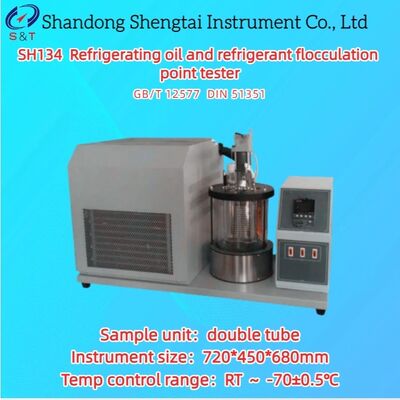 Testeur de point de floculation de l'huile de réfrigération et du réfrigérant RT ～ -70±0.5℃ GB/T 12577