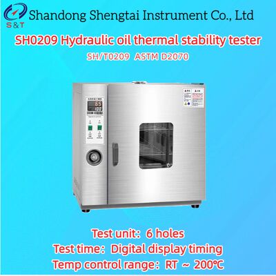 6 trous Testeur de stabilité thermique de l'huile hydraulique RT        200°C A1-3 Ingot en aluminium ASTM D2070