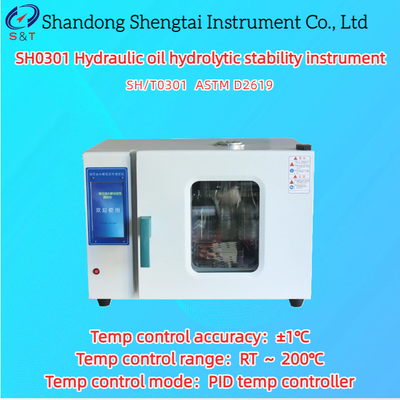 Hydraulic Oil Hydrolytic Stability Instrument RT ～ 200℃ 6 Test Bottles 2KW ASTM D2619