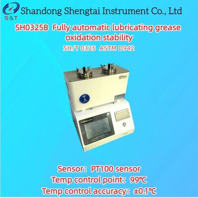 2 trous Lubrifiant entièrement automatique Stabilité de l'oxydation de la graisse PT100 Capteur ASTM D942