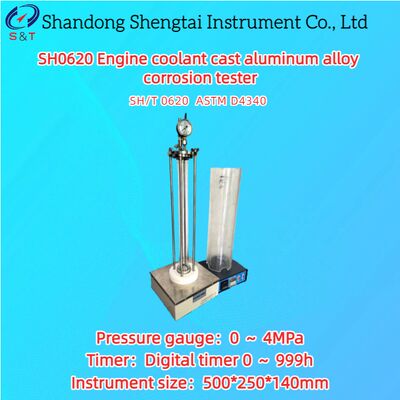 Testeur de corrosion pour alliage d'aluminium moulé du liquide de refroidissement du moteur 0 ～ 4MPa 0 ～ 999h ASTM D4340