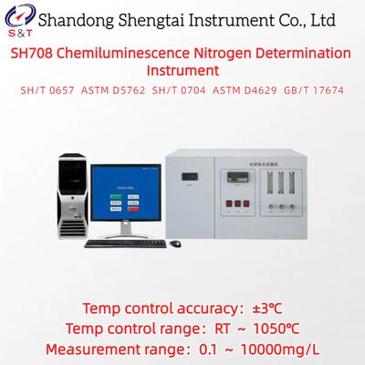 Instruments de détermination de l'azote par chimioluminescence 0,1 10000 mg/l ASTM D4629