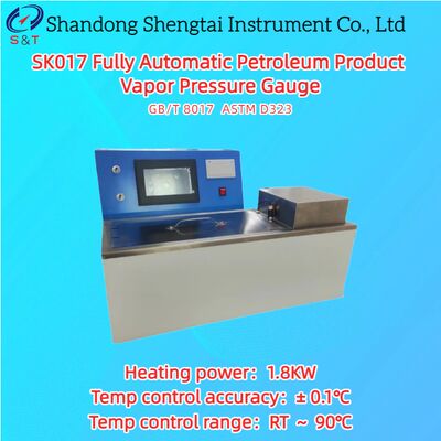 Testeur de la pression des vapeurs de produits pétroliers entièrement automatique RT ± 90°C constant 37,8°C ASTM D323