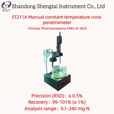 L'épreuve de pénétration du cône à température constante manuelle Lanolin Mesure 0 - 70 mm ST211A