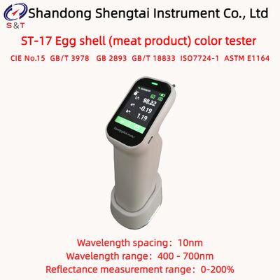 Testeur de la couleur des produits à base de coquilles d'œufs et de viande de longueur d'onde de 400 à 700 nm Aperture Φ4mm ASTM E1164