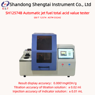 Auto Jet Fuel Total Acid Value Analyzer Measure 0.000 ～ 5.00mgKOH/G Magnetic Stirring ASTM D3242