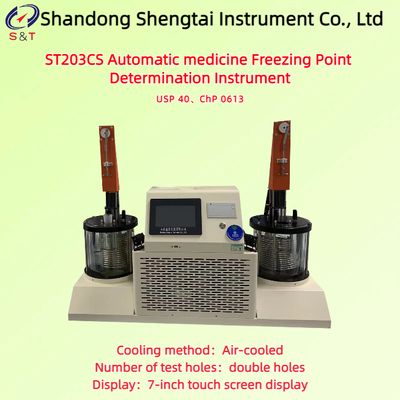Instrument de détermination automatique du point de congélation de médicaments à 2 trous -10℃ à +170℃ USP 40<651>