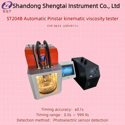 Analyseur de viscosité cinématique Auto Medicant Pinstar 10 ~ 100 ℃ Mesure 0,6 ~ 17000 mm²/s ChP 0633