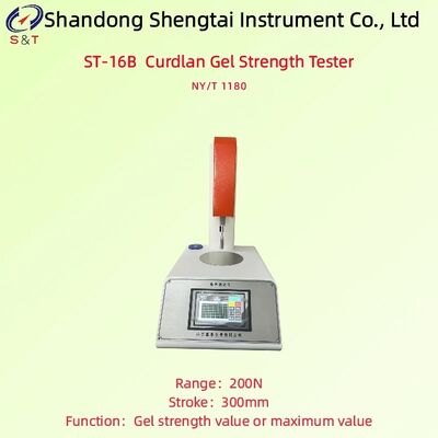 Testeur de résistance au gel de Curdlan Mesure 200N Panneau de commande en PVC Vitesse d'essai 0,5 500 mm/min GB 28304