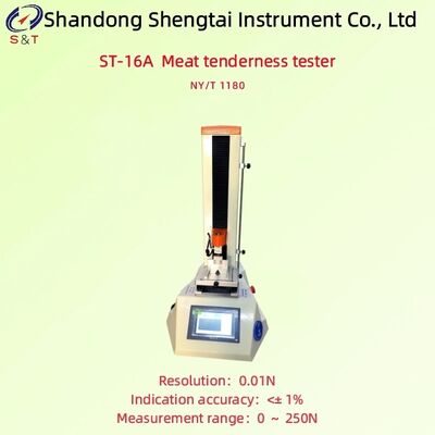 Meat Tenderness Tester Test 0 ～ 250N 7-Inch Touch Screen Display Shearing 1-1000mm/Min NY/T 1180