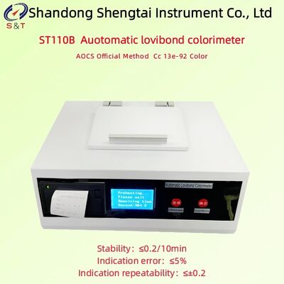 Huile de cuisson Lovibond Tintometer Gris neutre 0.1~3.9 Unité Lovibond Grand écran LCD Affichage AOCS CC 13E-92