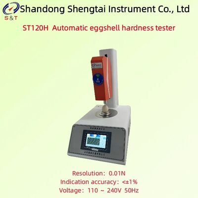 Testeur automatique de dureté de coquille d'œuf Mesure 0 ～ 200N Vitesse de test 0,5 ～ 20 mm/s ST120H